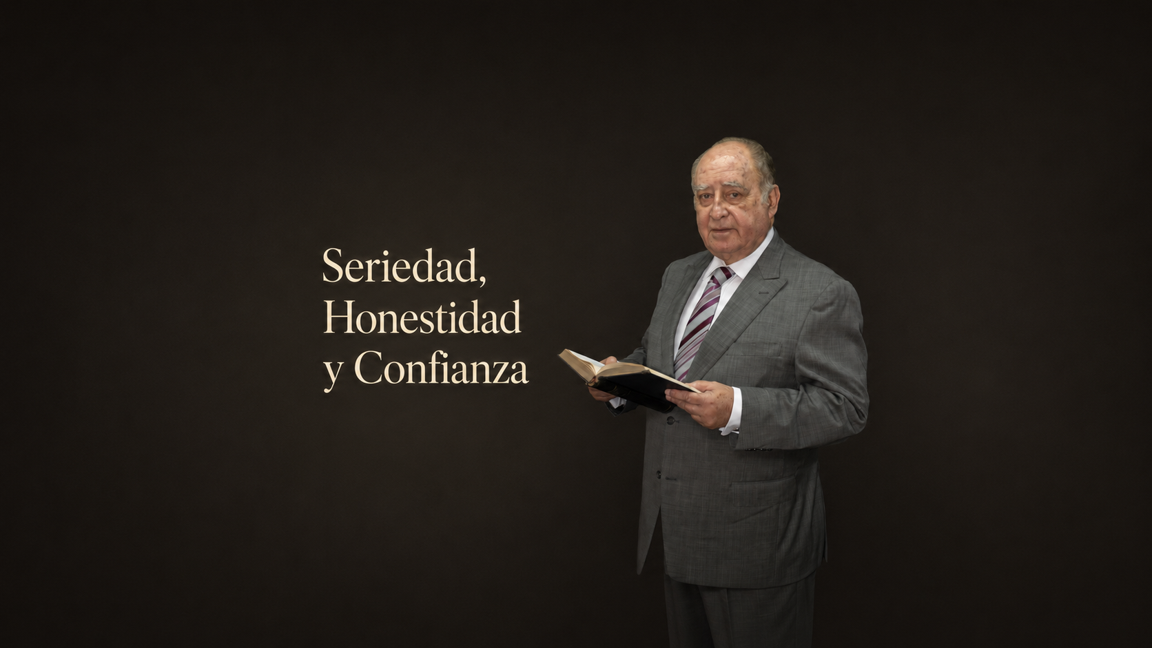 Antero Flores-Araoz. Seriedad, honestidad y confianza.